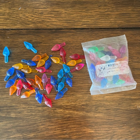 Holiday Vintage Ceramic Christmas Tree Replacement Light Bulbs 59